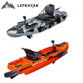 LSF Kayak Factory Direct Supply HDPE kayak de pesca 8ft fishing kayak pedal drive